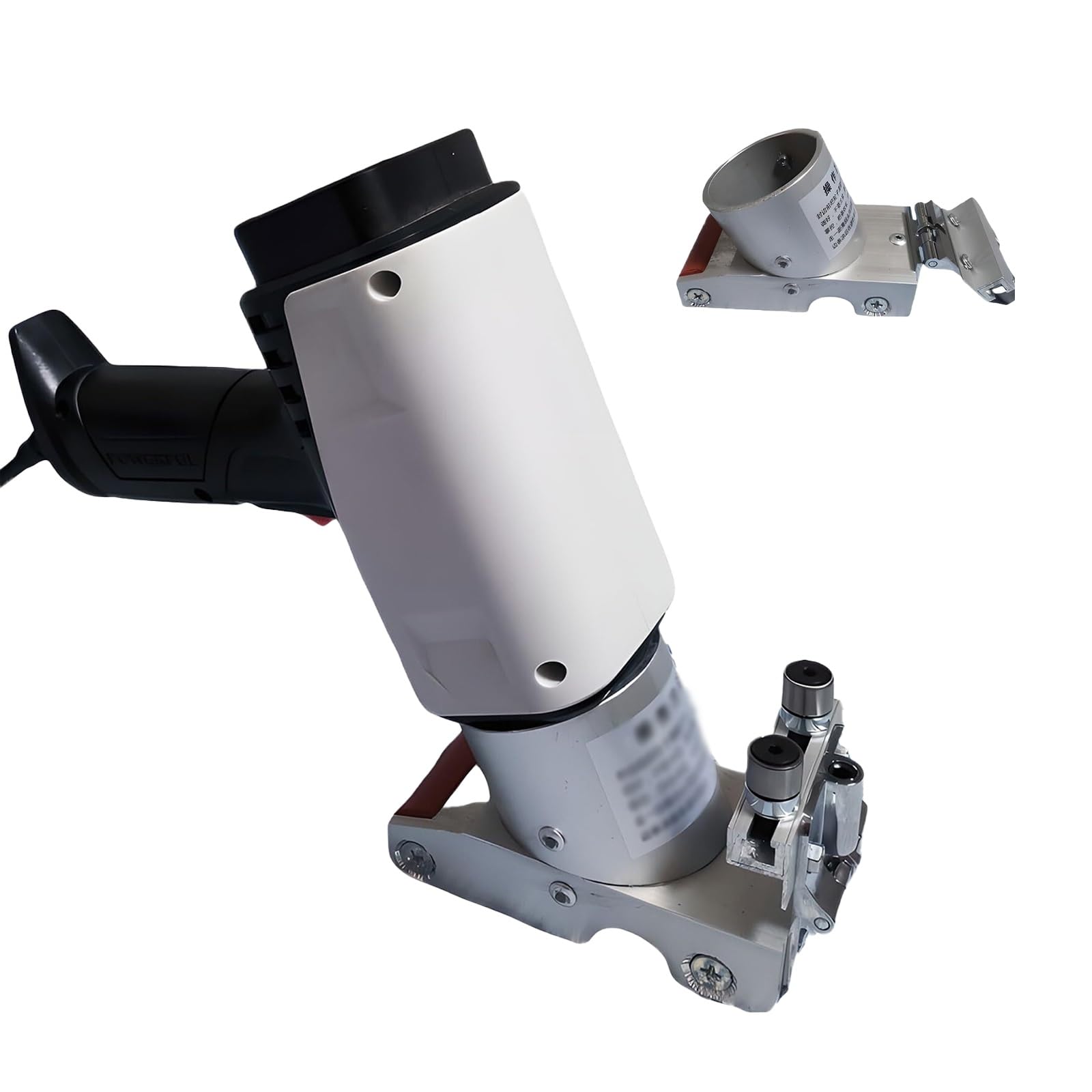 Htdre Portable Edge Banding Machine With Adjustable Temperature And Dual Wind Speeds For Efficient Woodworking Edge Application