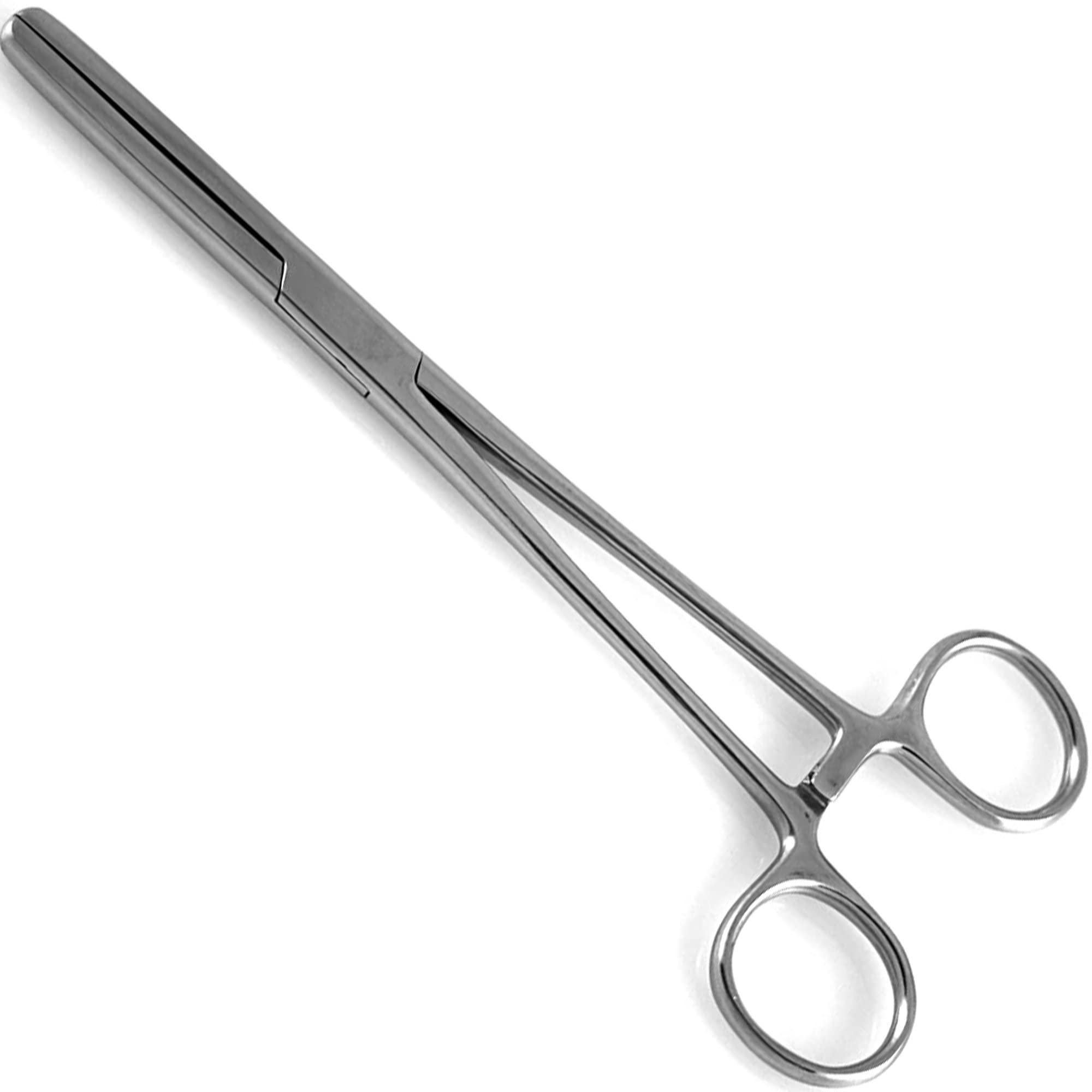 XTRM CRAFT Smooth Hemostat Stainless Steel - Multipurpose Locking Tweezer Clamps - Ideal Hemostats for Nurses, Fishing Forceps, Crafts and Hobby, Straight 7"