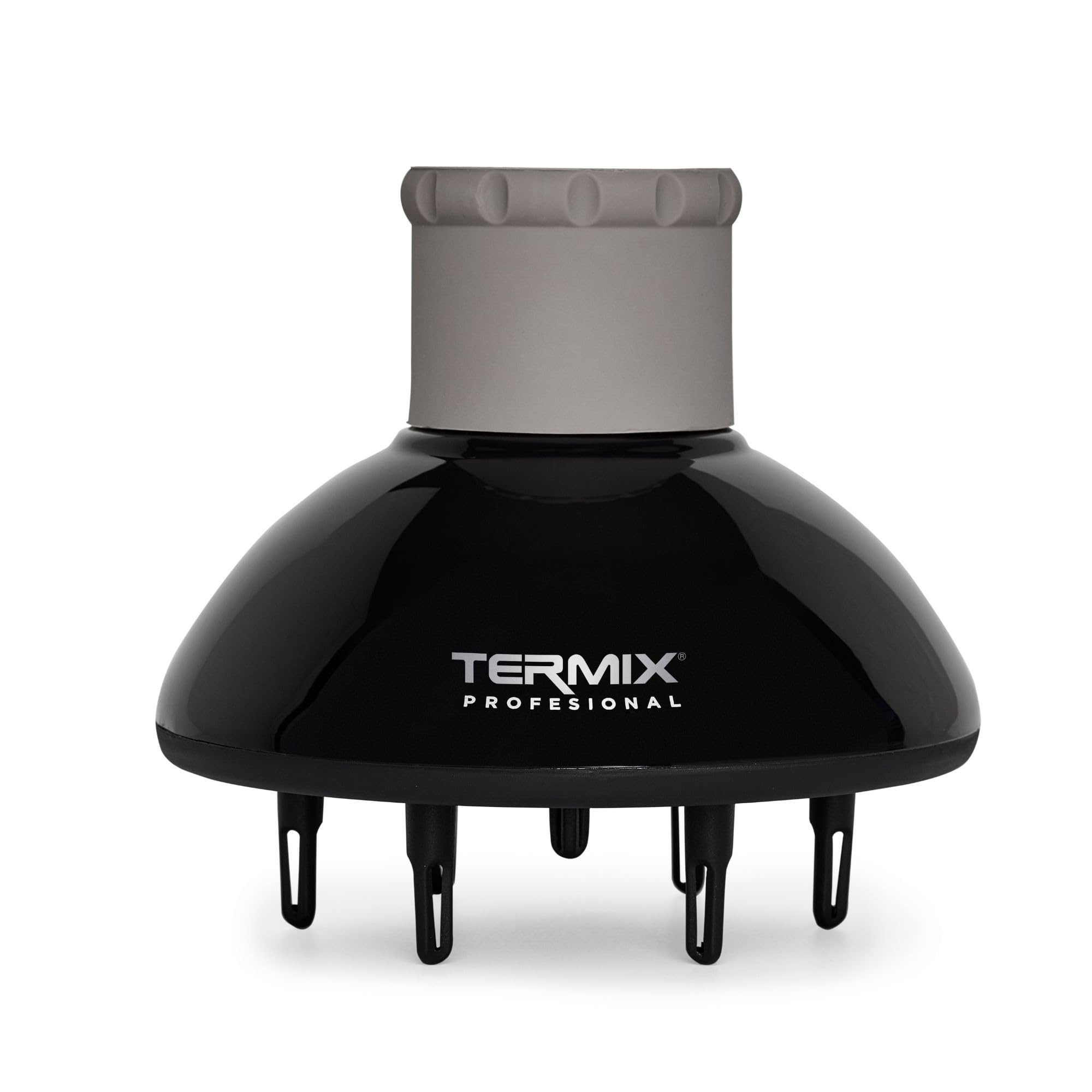 Termix Dyfuzor do włosów z kolcami, uniwersalny, regulowany dyfuzor w 100% regulowany, dzięki czemu można wybrać otwór perforacji, kolor czarny