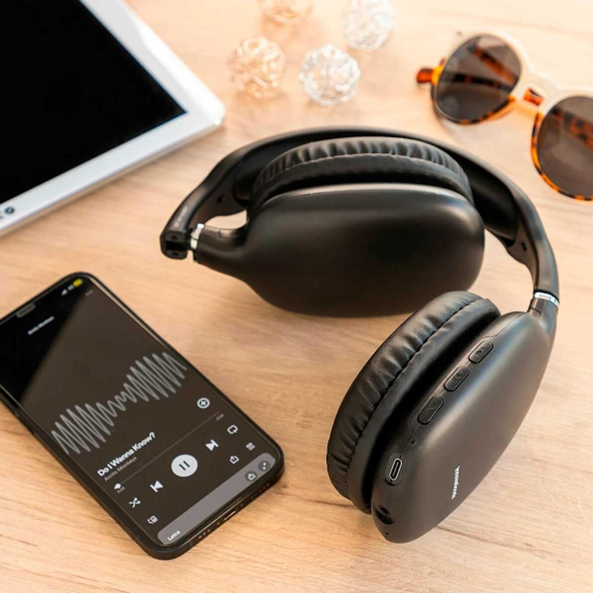 InnovaGoods Folding Wireless Over-ear Headphones Folbeat, multicoloured, Standard - Image 3