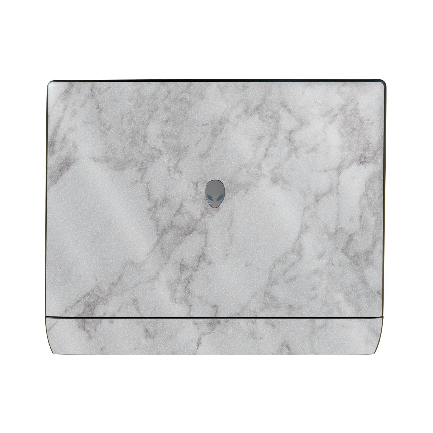 Glossy Glitter Laptop Skin Compatible with Alienware 16 Area-51 (2025) Top Cover Only - Frost Marble - Premium 3M Vinyl Protective Wrap Decal Cover - Easy to Apply | Crafted in The USA by MightySkins