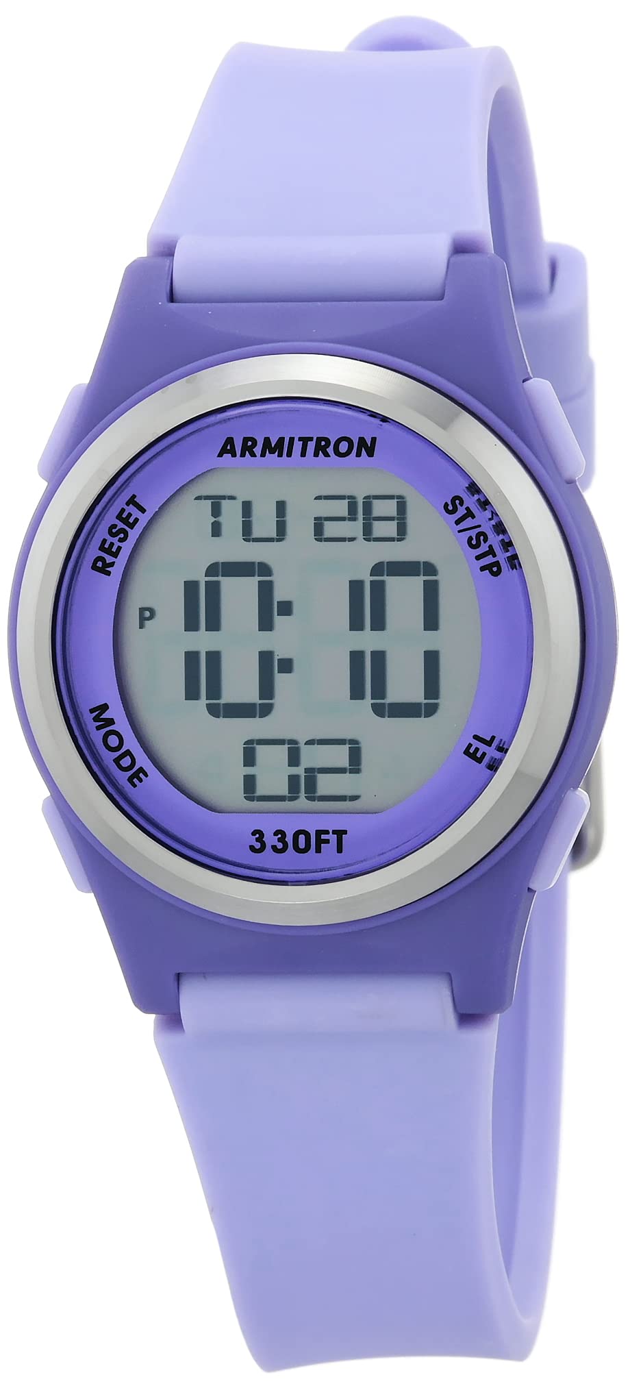 Armitron Sport Women's Digital Chronograph Resin Strap Watch, 45/7102