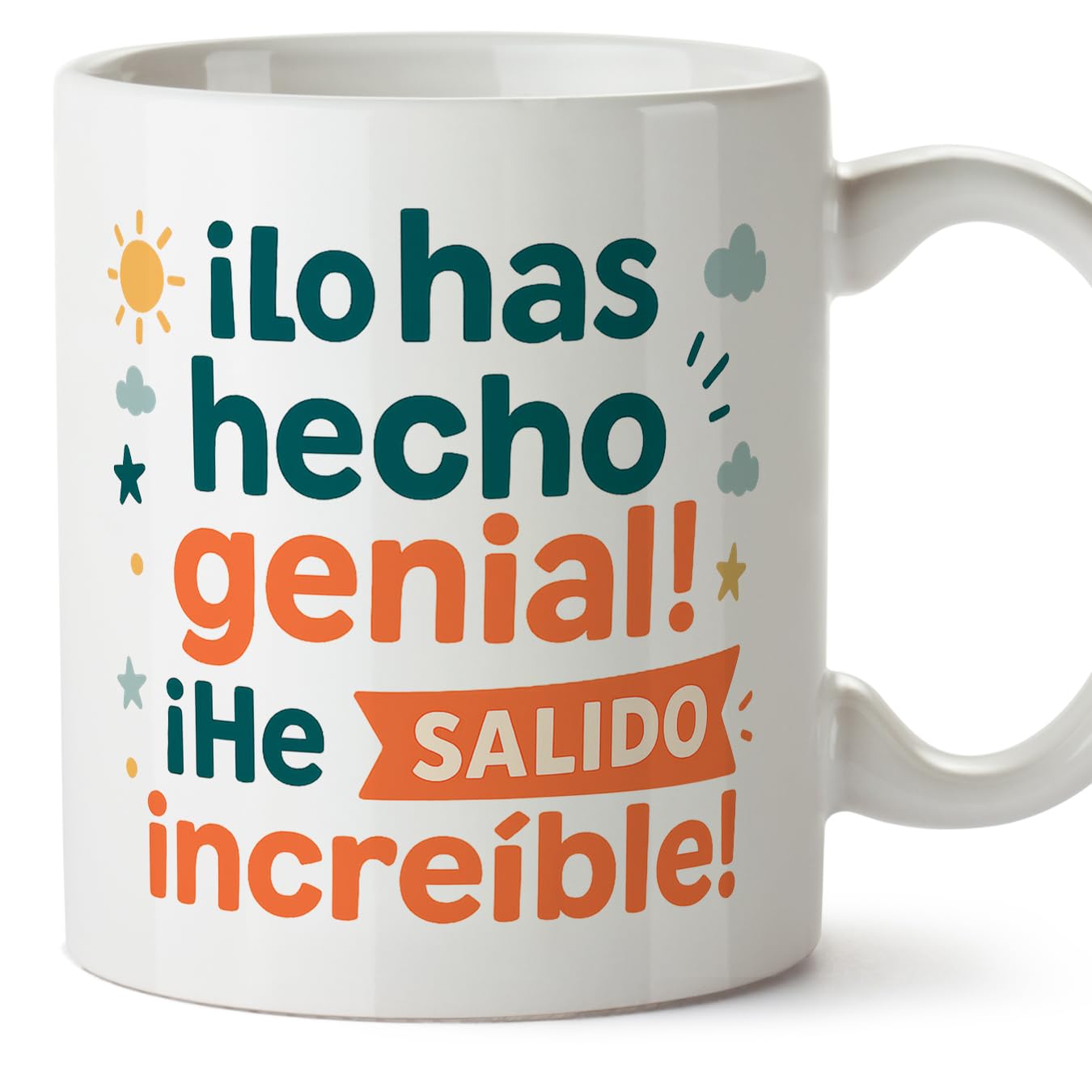 MUGFFINS taza mamá y papá graciosa con frase Gracias por limpiarme en Español | regalo madre y padre divertido | regalo cumpleaños madre y padre | 330 Ml 11 oz | Papá y mamá v1.2MA — view 16