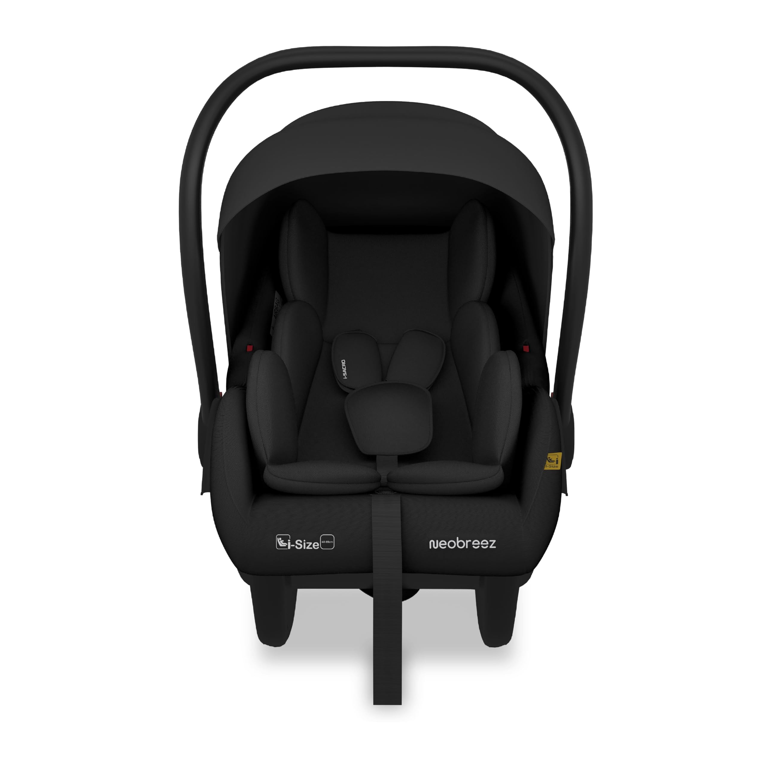 i-Sacro i-Size Infant Car Seat,Lightweight Baby Carrier Newborn Baby Car Seat,Includes Seat Reducer&Seat Wedge,3 Point Strap,ECE R129|Waterproof UPF50+ Canopy,13kg,40-85cm,0-15months-image-23