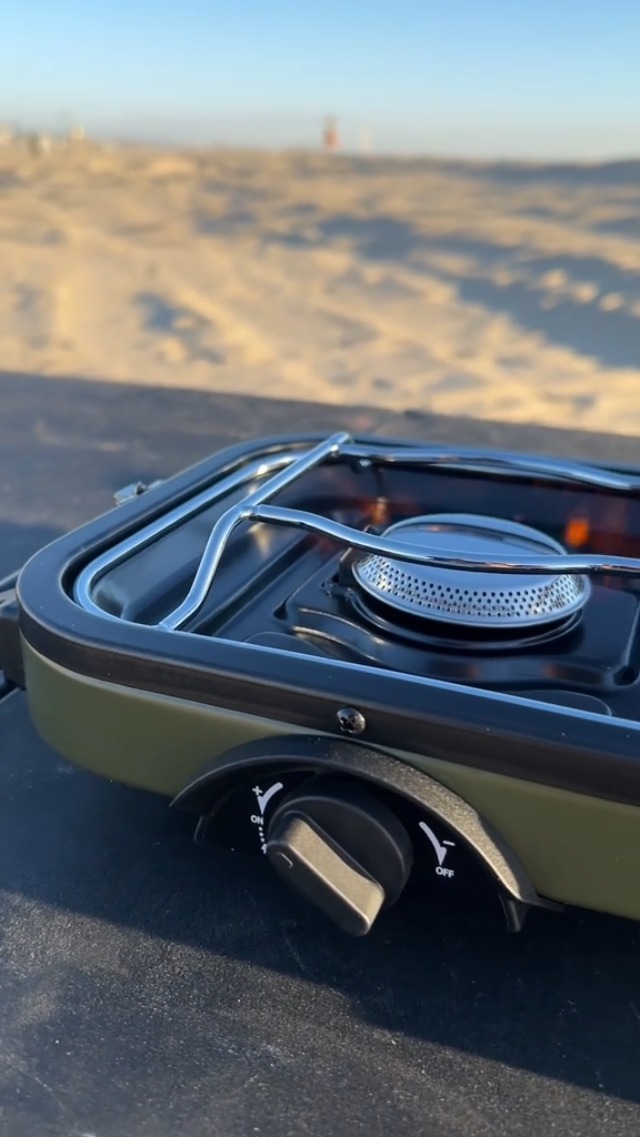 【試し点火のみほぼ新品】Naturehike 折りたたみ式2バーナー Amazon.com: Naturehike 2 Burner Folding Camping Stove, Portable