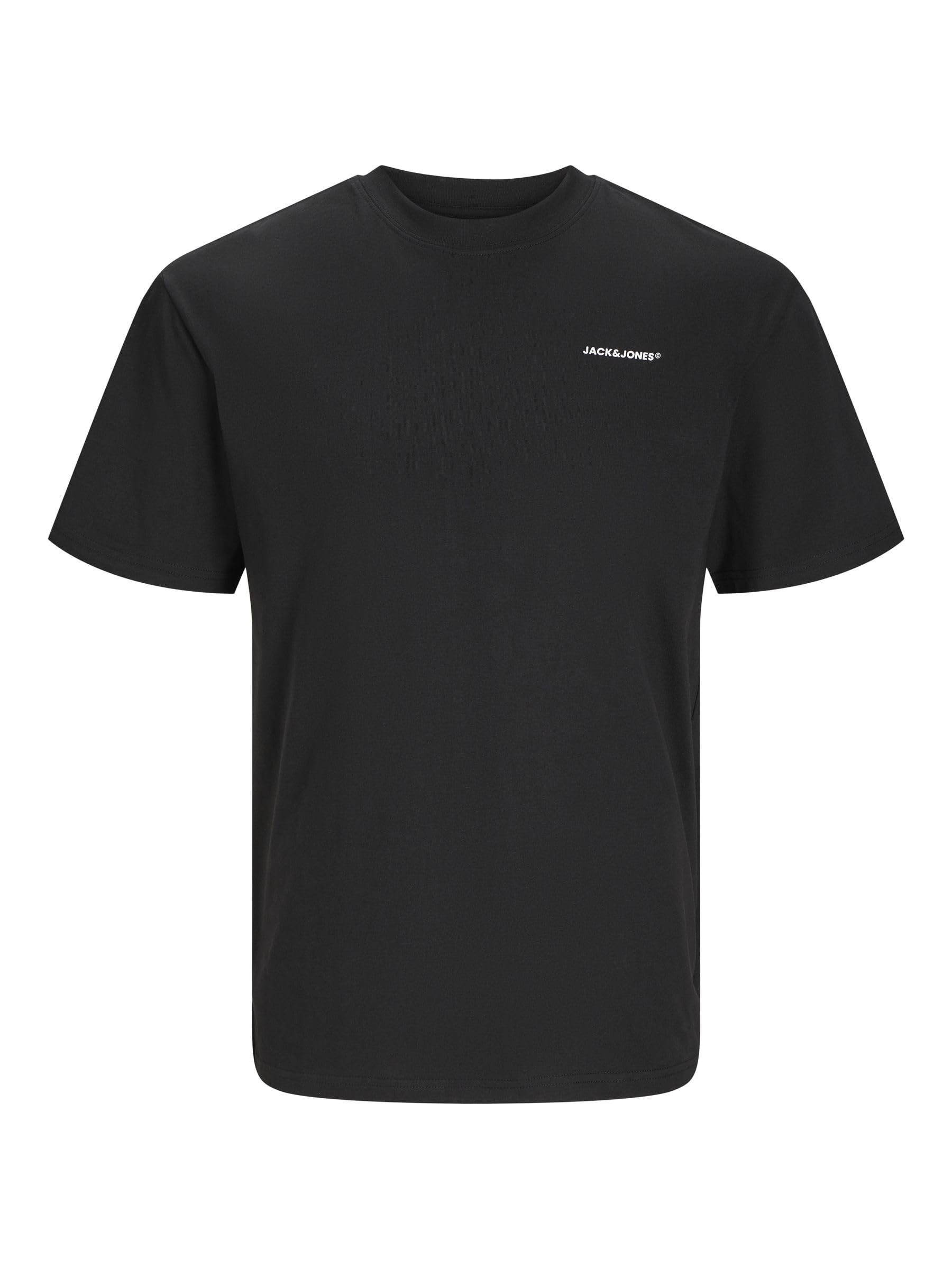 JACK&JONES Jcooutdoor Tee SS Crew Neck Sn, Black, S