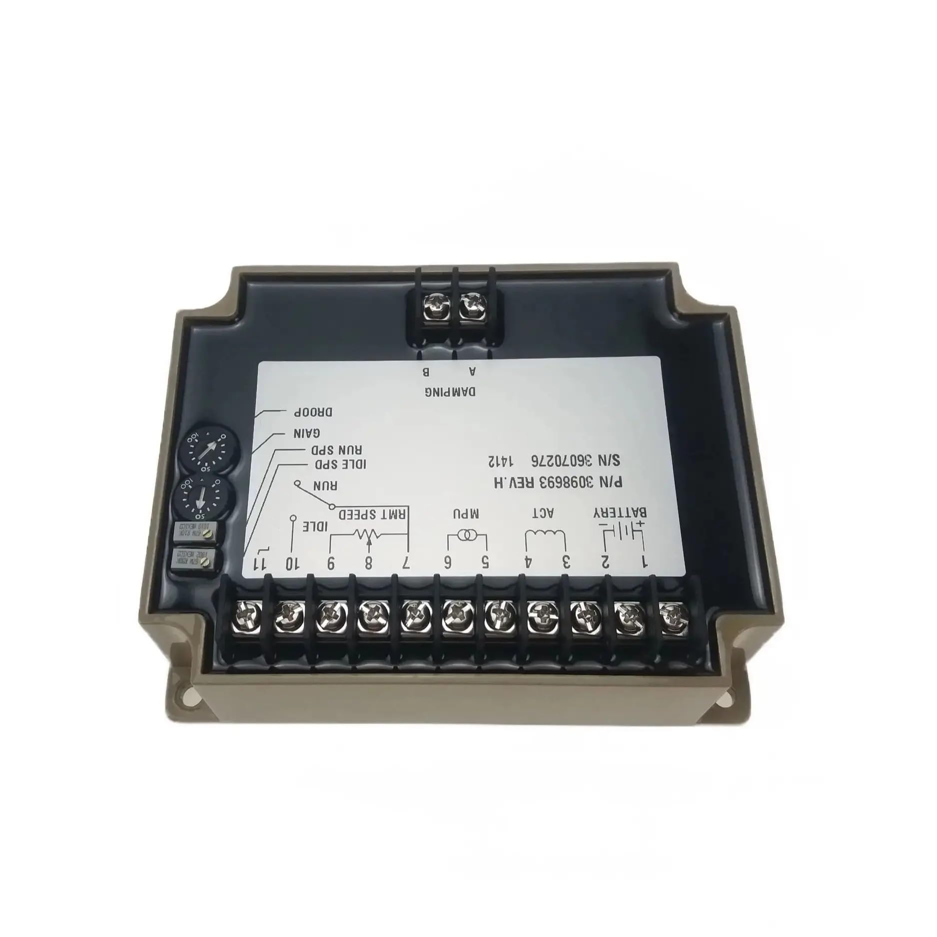 0P7BR328B 3098693 Engine Control Governor speed dc motor controller module