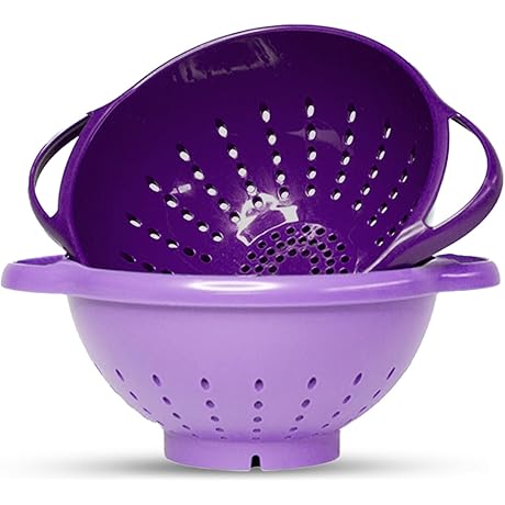 Crisp Mini Colander Berry Baskets (2 Pack)