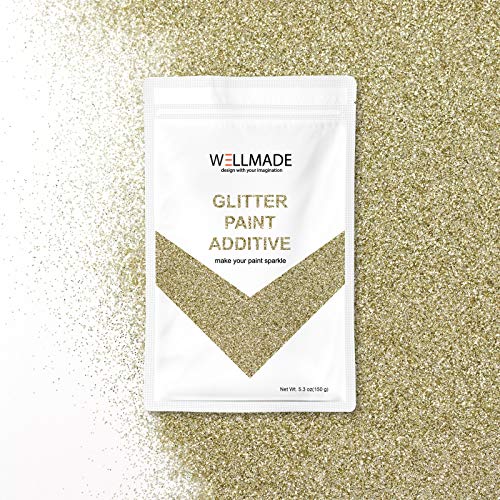 Glitter Paint Additive for Paint-Wall Interior/Exterior, Ceiling, Wood, Metal, Varnish, Dead Flat, DIY