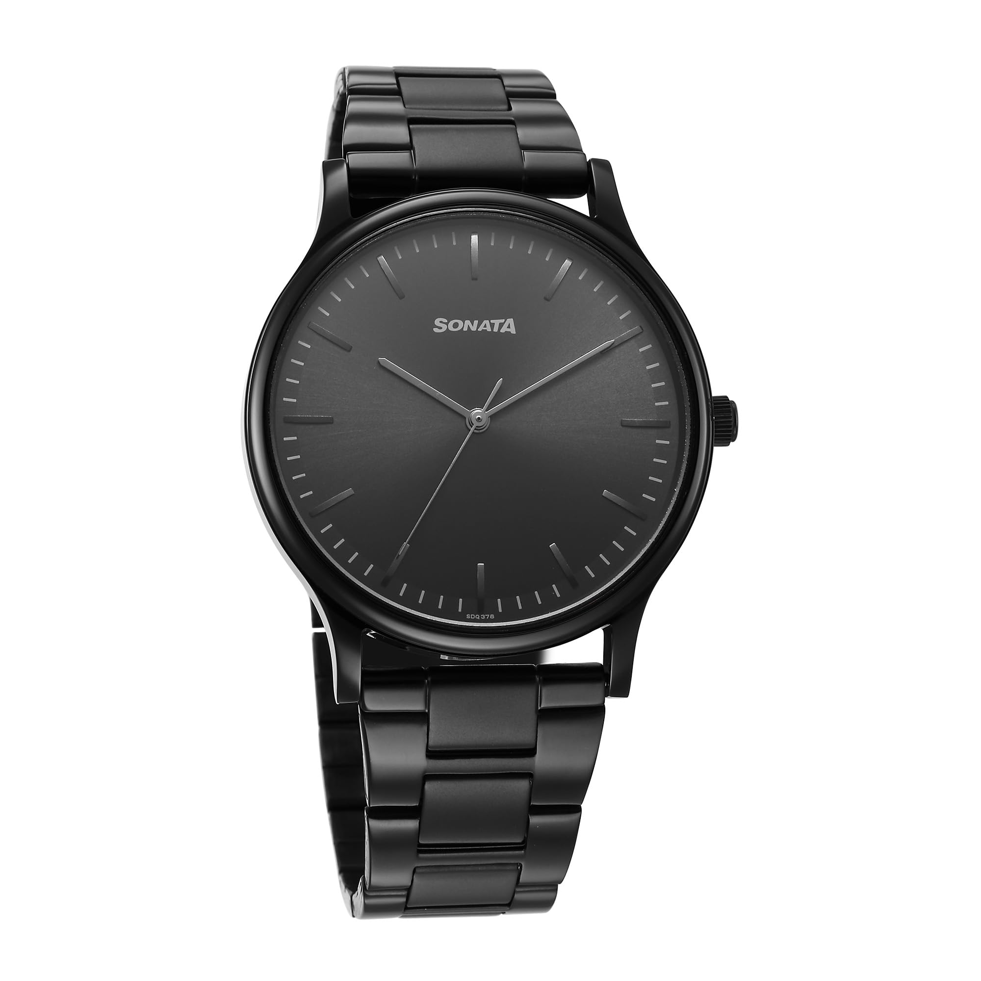Aspire Quartz Analog Black Dial Stainless Steel Strap Watch for Men-image-40