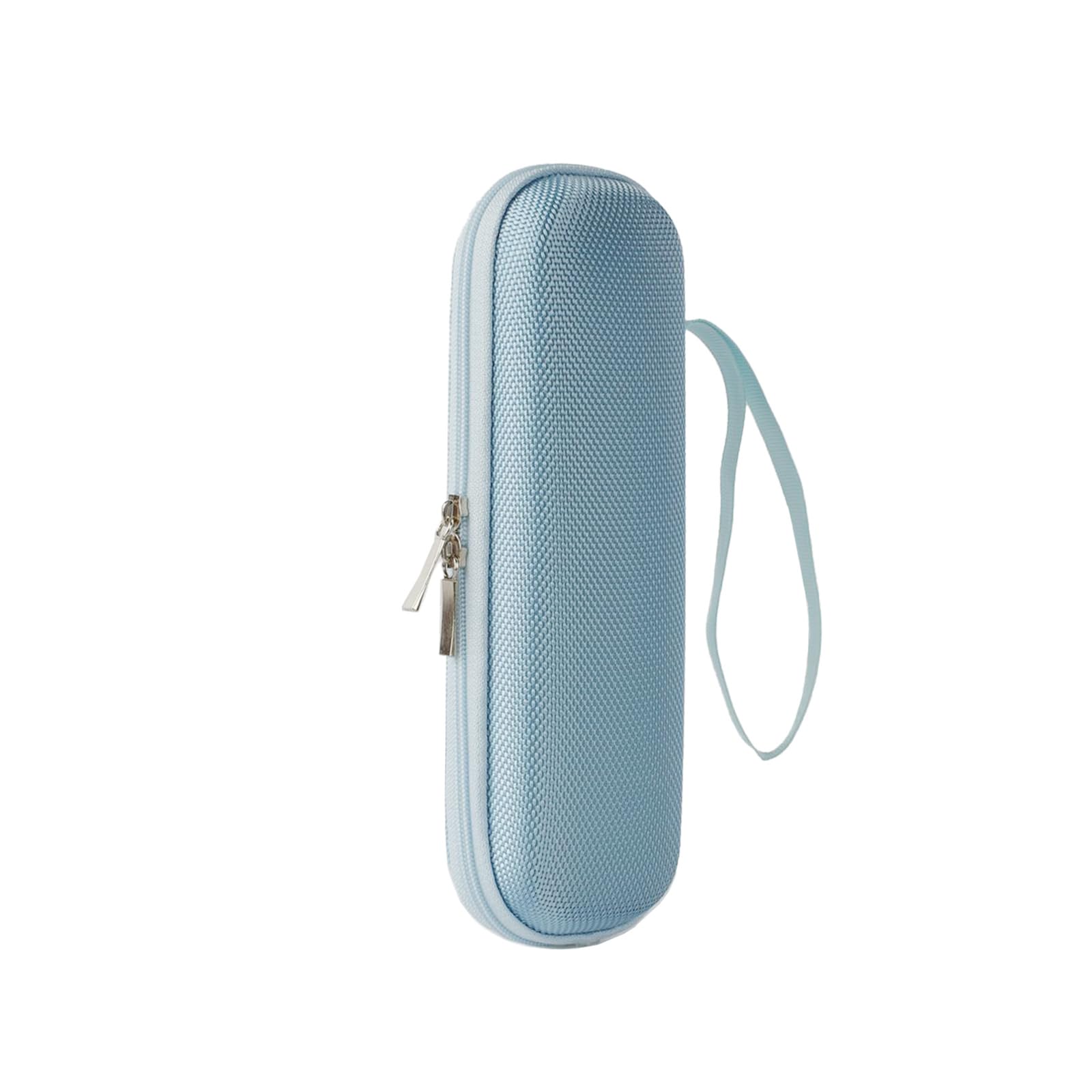 Portable Tech Organizer for Vape Battery VAP Pen, Blue | EVA Shockproof Hard Case, 510 Cartridge Storage with Mesh Pocket, Carrying Strap, Fits Vape Pods Charger, Camping & On-the-go