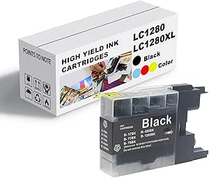 Tonerahorro® Per Uso In Bulk_Brother LC1220XL/LC1240XL/LC1280XL Ciano Cartuccia Di Inchiostro Generico LC-1240C - Foto 2