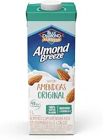 Alimento com Amendoa Almond Breeze Original 1L