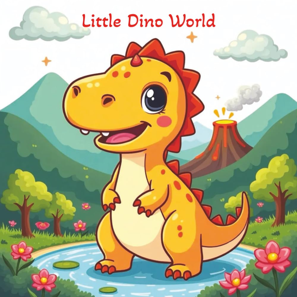 Little Dino World: Fun Dinosaur Coloring for Toddlers and Kids