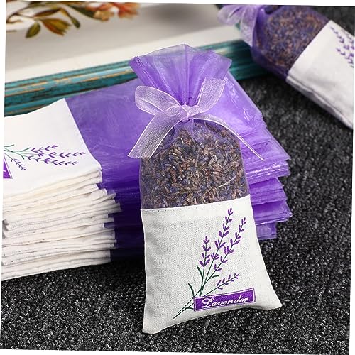 Bolsas de algodón con cordón para lavanda 50pcs miniatura 7