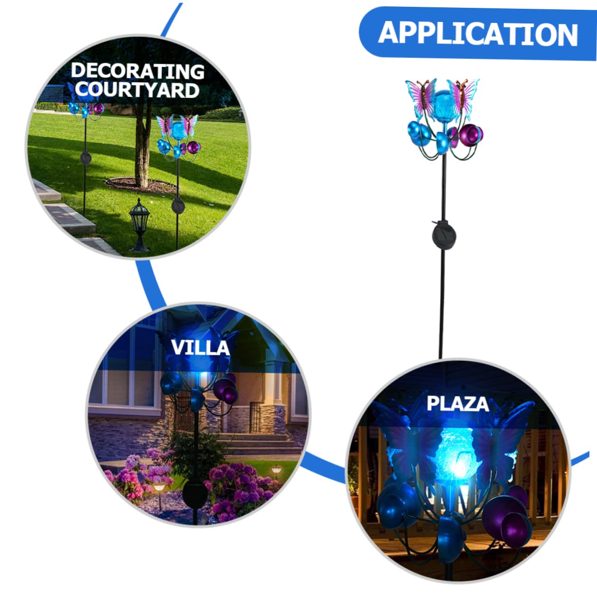 Yardwe Design Decorazione Esterno per Cortile e Illuminazione Notturna e Delicata