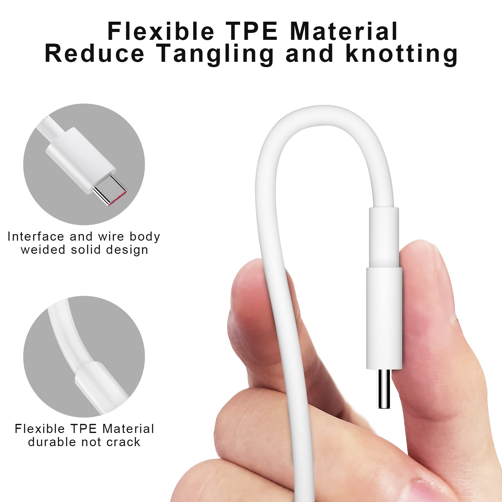 120W 6A Cavo USB Type-C 1M,ACAGET Cavo USB C Ricarica Rapida per Redmi Note 15 14 13 12 11S 10 Pro 14C per Xiaomi 15T 14T 12 11 Pro,Cavo di Ricarica per Xiaomi 17 15 14 Ultra Pad 8 7,per POCO X7 M6 X5