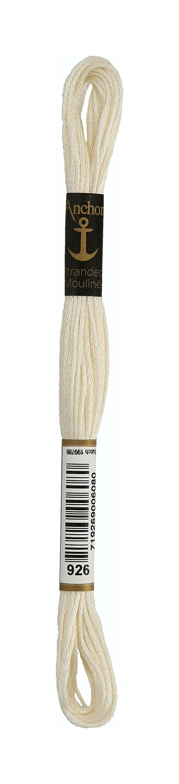 Anchor 233123 4635000-00926 Embroidery Thread, Cotton, Ivory, 3 g
