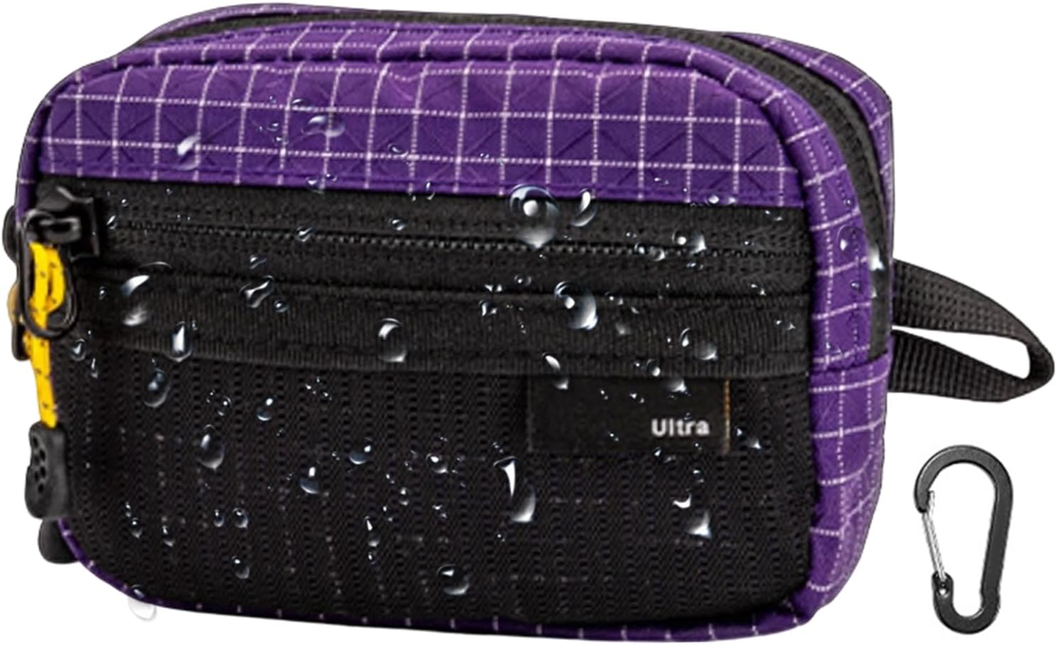 Backpack Strap Pouch Waterproof Zipper Partitioned Storage image 4