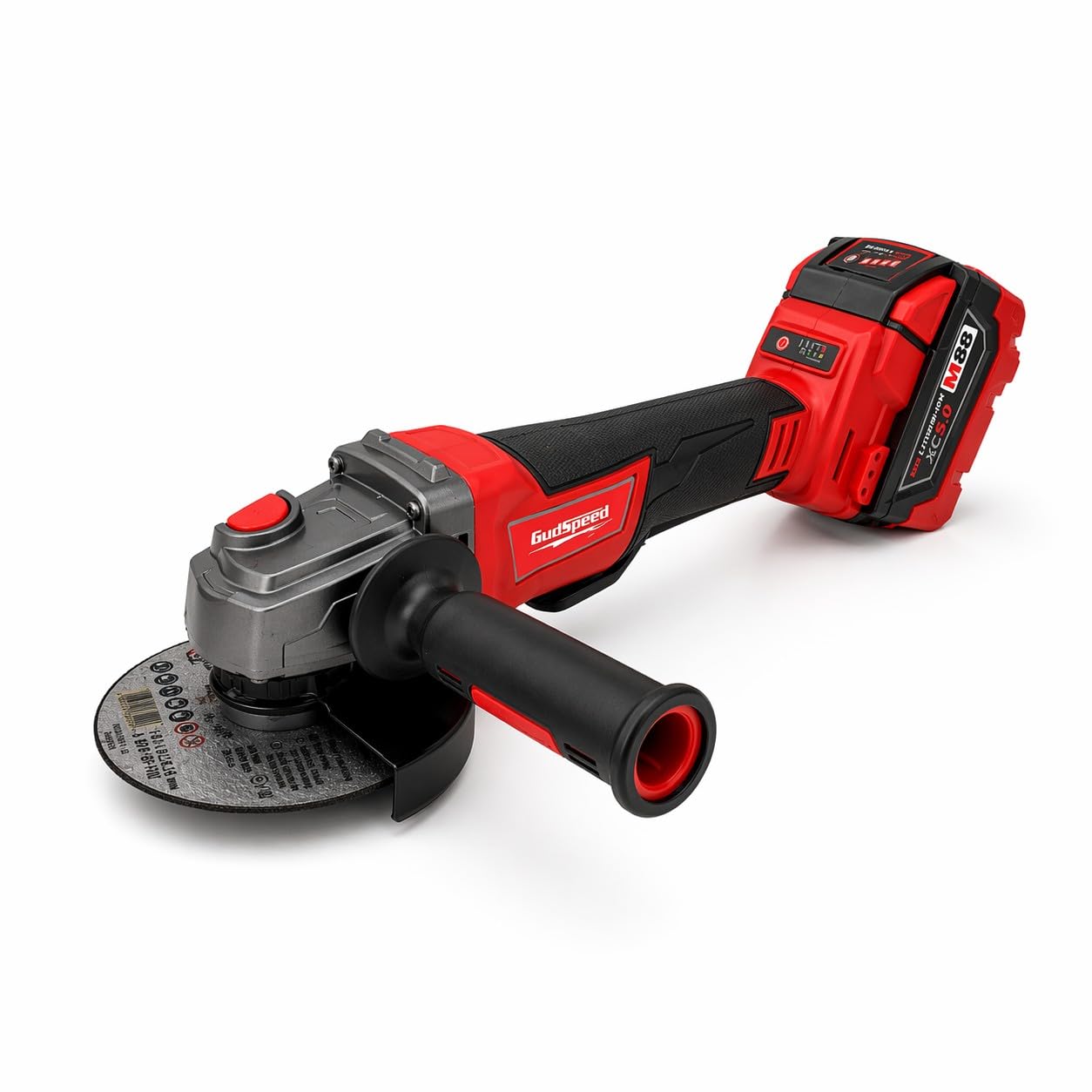 Combo Avvitatore ad impulsi 1/2" + Smerigliatrice Angolare 115/125mm 88V 2 Batterie 5Ah con Motore Brushless Kit Professionale Trapano Avvitatore Flex