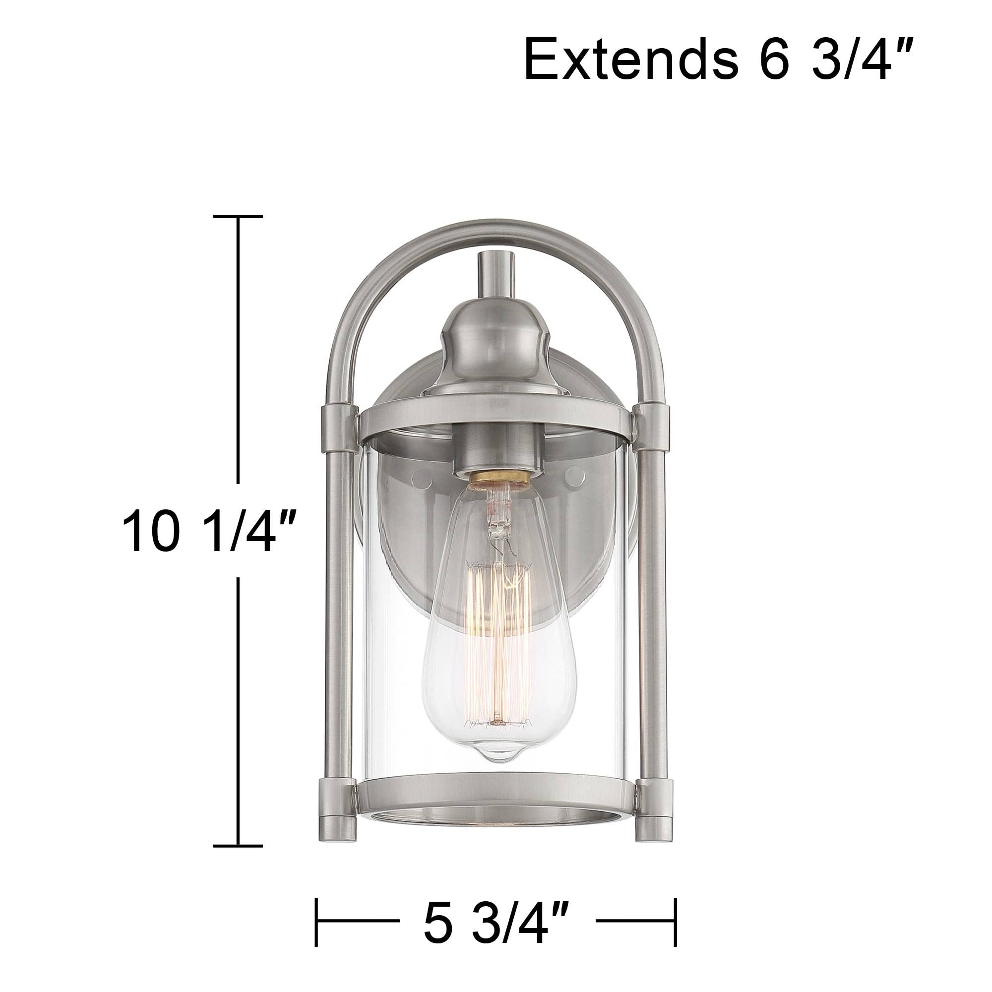 John Timberland Avani Rustic Farmhouse Outdoor Wall Light Fixtures