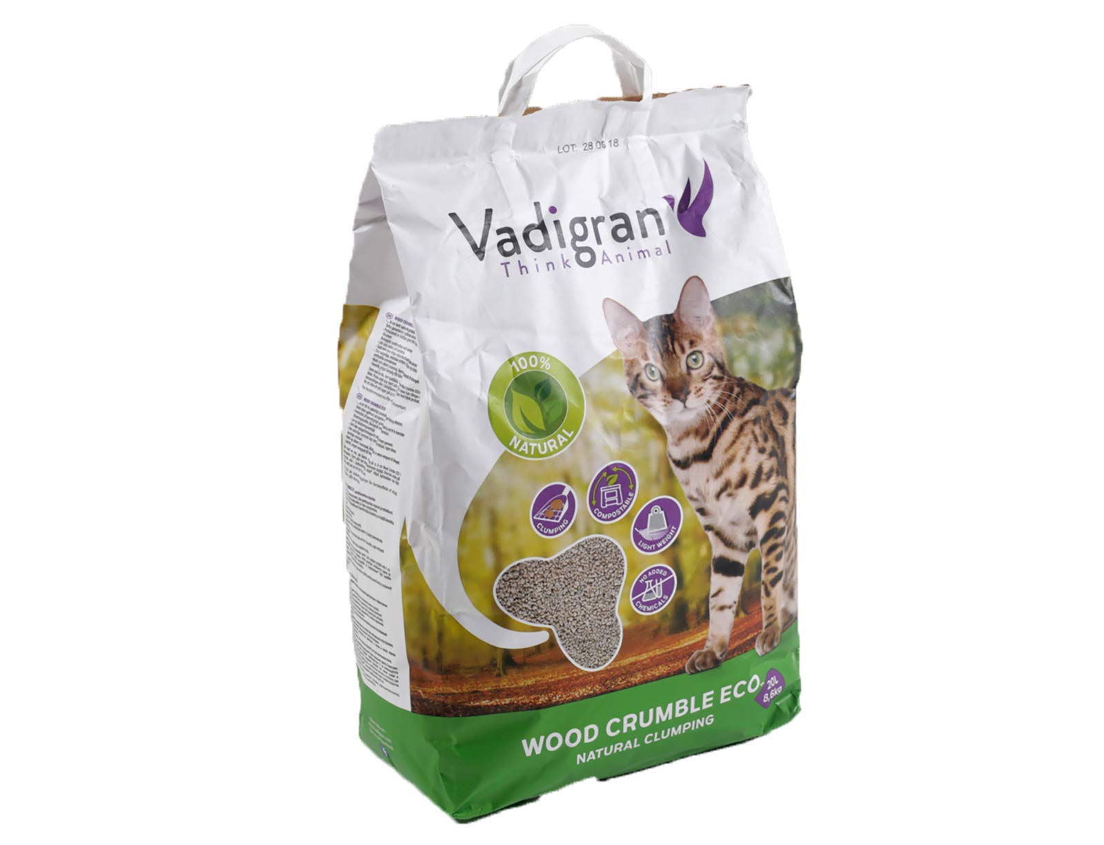 VADIGRAN Wood Crumble Lettiera per gatti