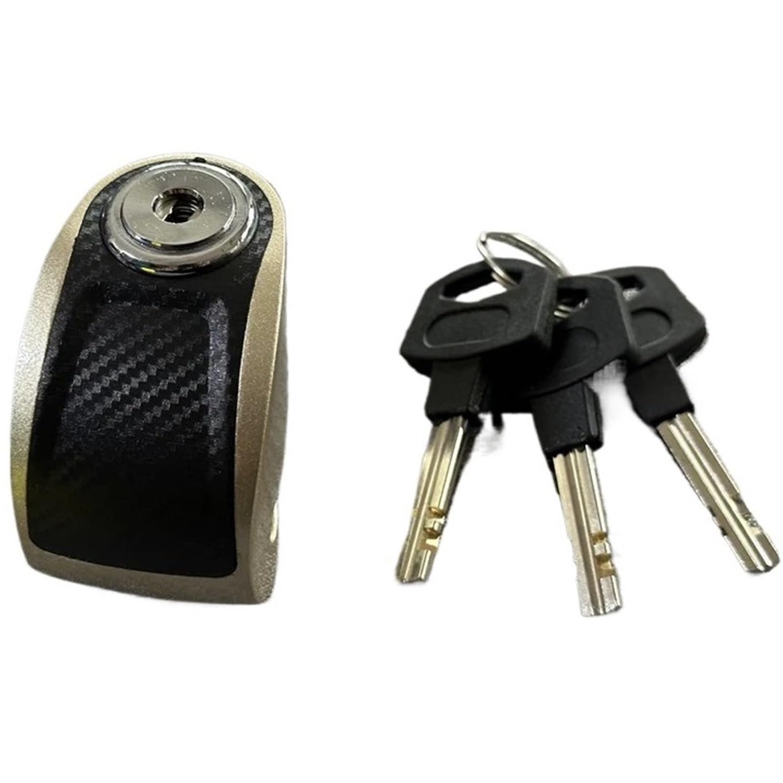 Anti Theft Motocykl Zacisk Koła Blokada ruletki motocyklowej Tarcza hamulcowa do wózka górskiego ze stopu cynku Trzy mosiężne klucze
