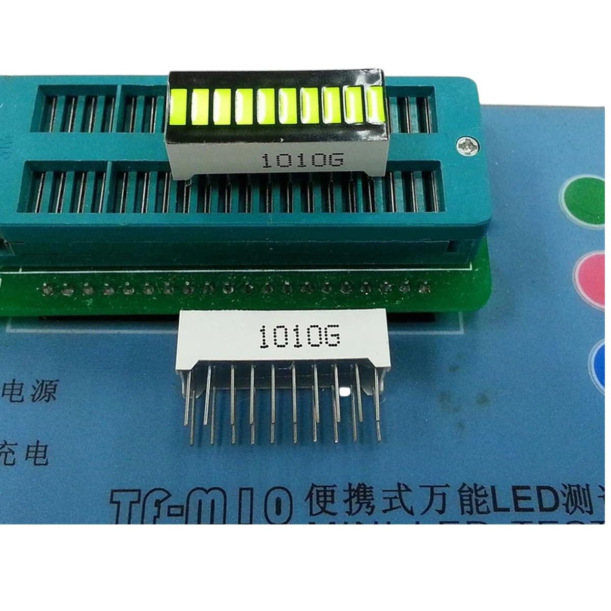 5pcs 10 Segment Light Bar Digital Display Green High for Quality Display Light Bar CL1010G Digital Tube 10 Segment 25x10mm Green LED New for Arrival 2025 High for Quality
