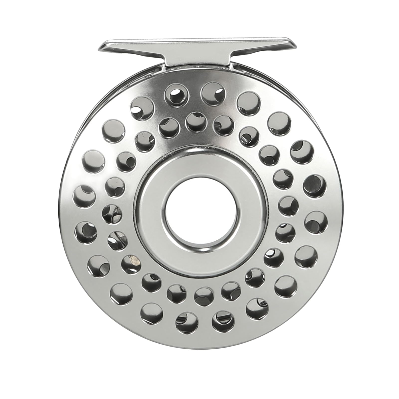 5/6wt Click Stop Fly Reel Classic Design Lightweight 86mm Diameter Clicker Fishing Reel CNC Machined Aluminum for Freshwater Fishing Sporting Goods