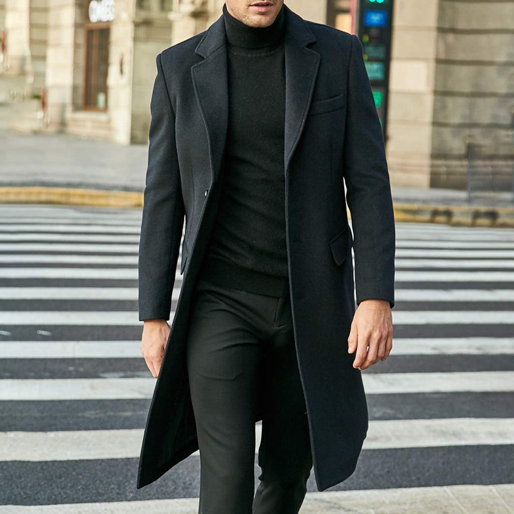 Amazon.com: ZYCSKTL Jacket Mens Trench Coat,Men's Winter Mid