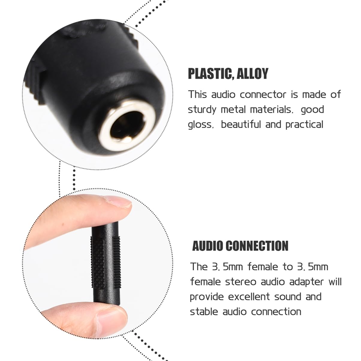 Mikikit 18stücke Teiliges Audioadapter Klinke Klinke Mikrofon-Adapter Für Kopfhörer Und Audio-geräte Professioneller Audiokonverter Kompatibel Mit Mikrofonen Und Instrumenten