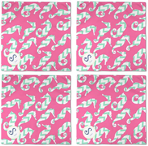 Servilletas de Tela Personalizadas Sea Horses (Pack 4) miniatura 6
