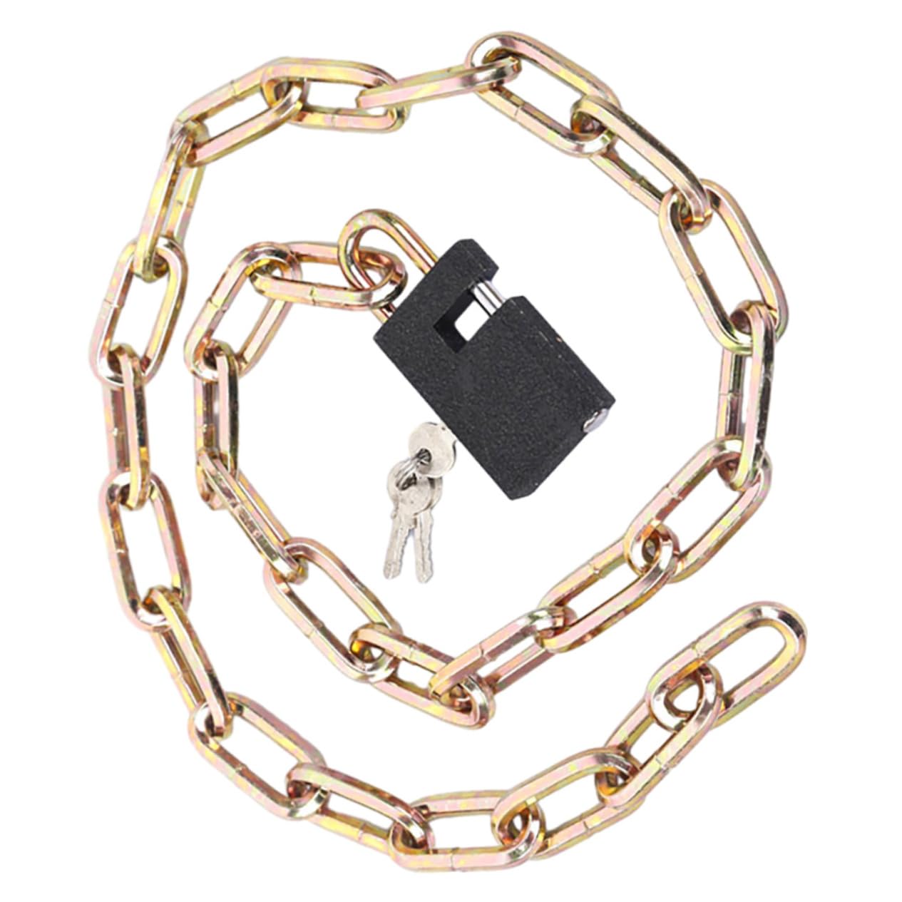 VICASKY Outdoor Bike Lock Chain Lock for Motorcycles Mountain Bikes and Scooters Versatile Anti-Theft Accessory for Helmets Luggage and Sports Gear