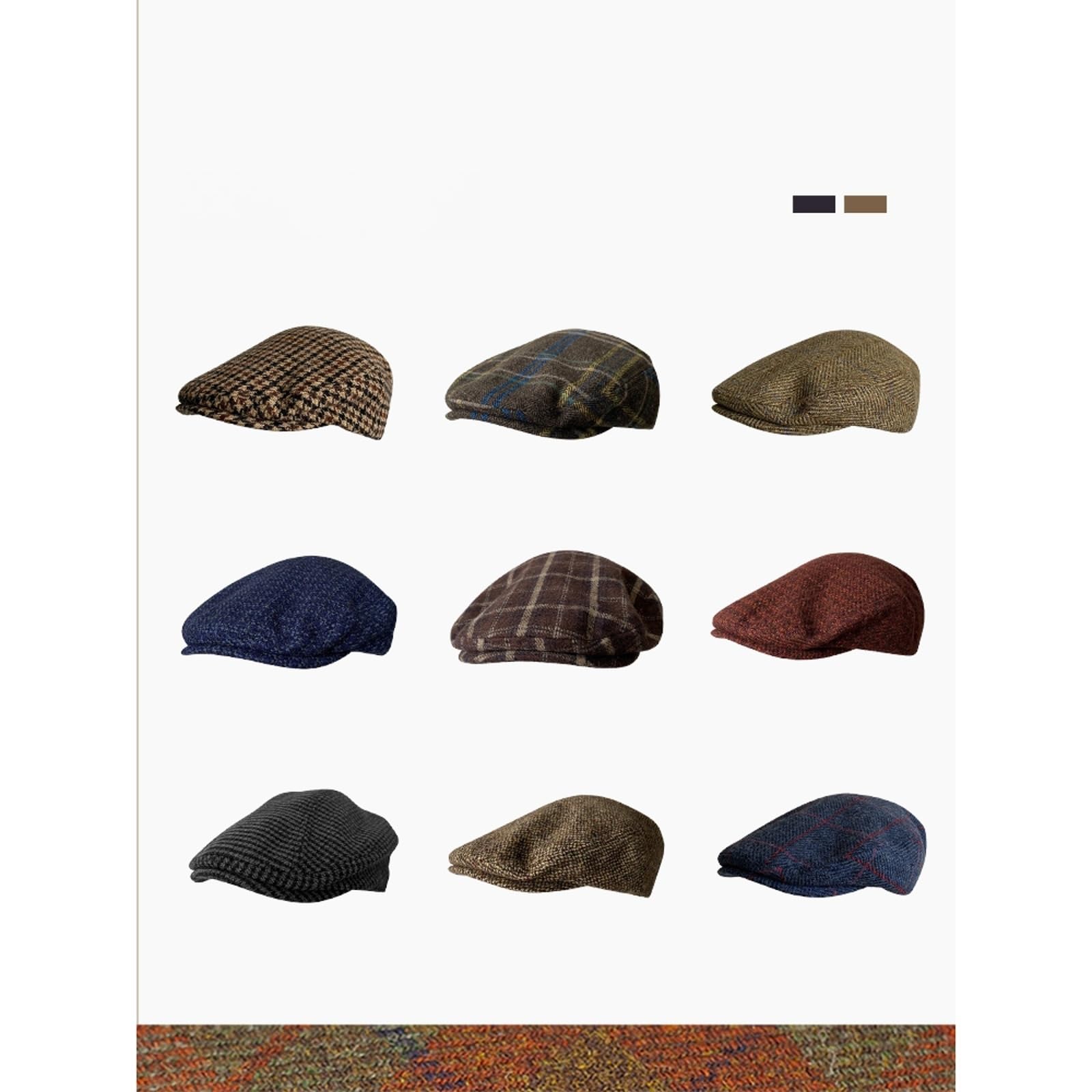 Unisex Newsboy Cap Flat Ivy Hat Cabbie Hunting Driving Hat for Autumn Winter Series 4