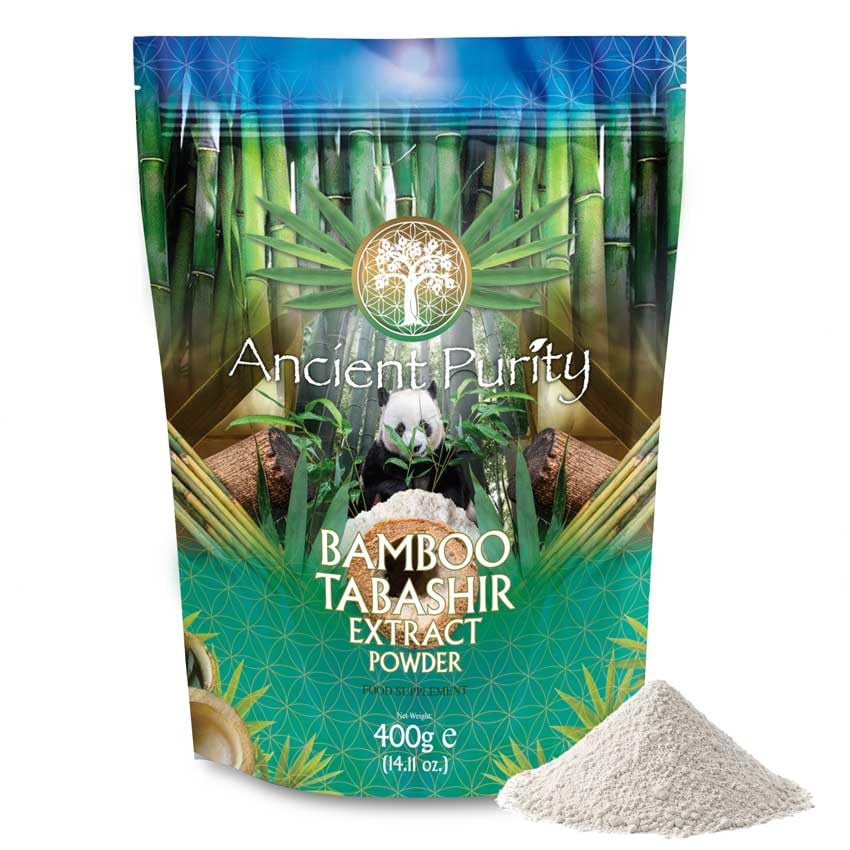 Bamboo Tabashir Extract | High Living Silica Powder | Hair Skin Nails Bones Heart Support - 400g Ancient Purity