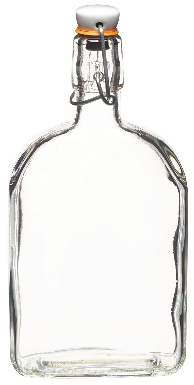 Bottiglia Gin Home Made - Vetro 500ml Con Tappo Meccanico In Ceramica - Foto 10