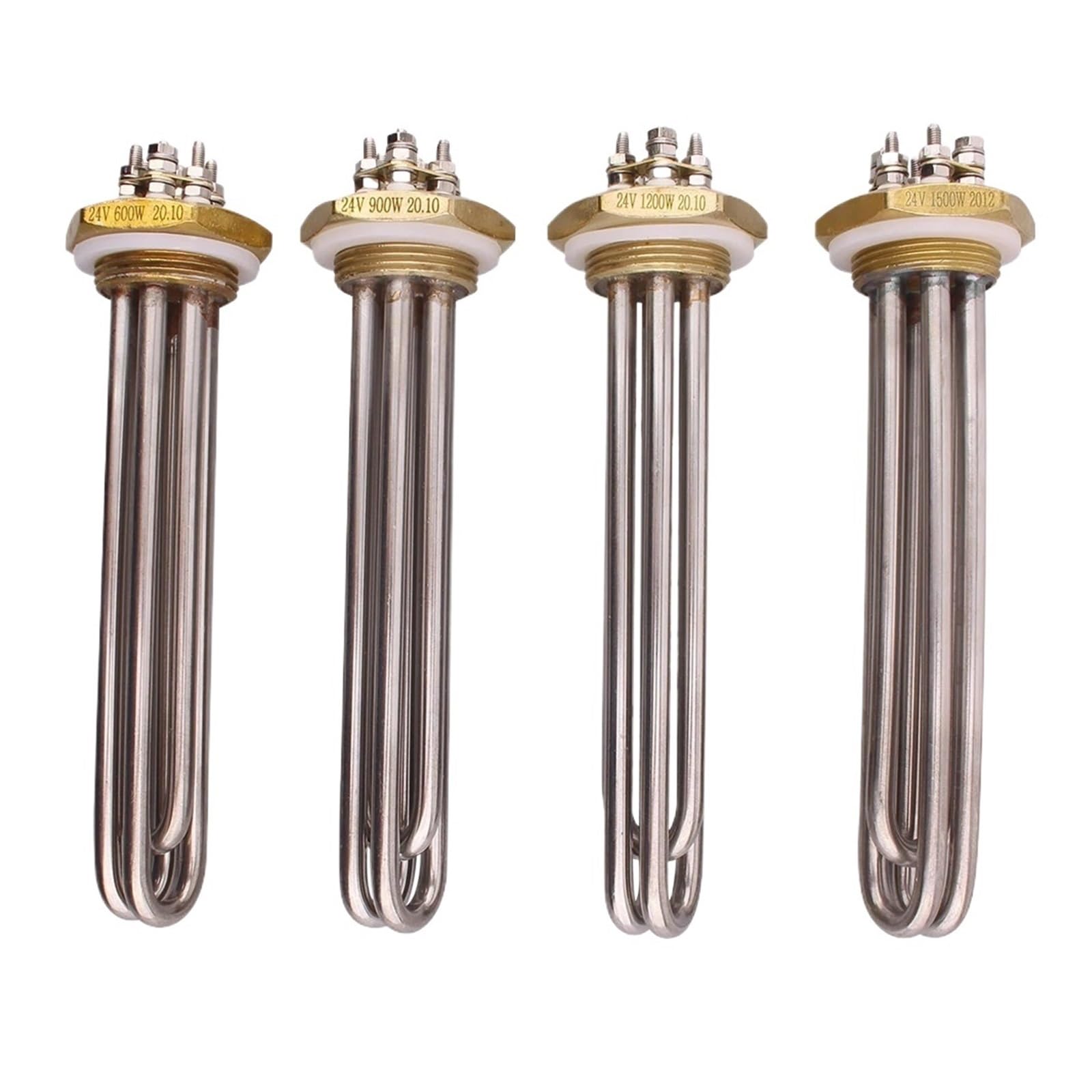 Riscaldatore, Compatibile Con DERNORD, Elemento Riscaldante For Acqua A Immersione DC 1 1/4" BSP DN32 24V 36V 42mm Filettatura In Ottone, Riscaldatore Solare Eolico(Only heater,24V 900W)
