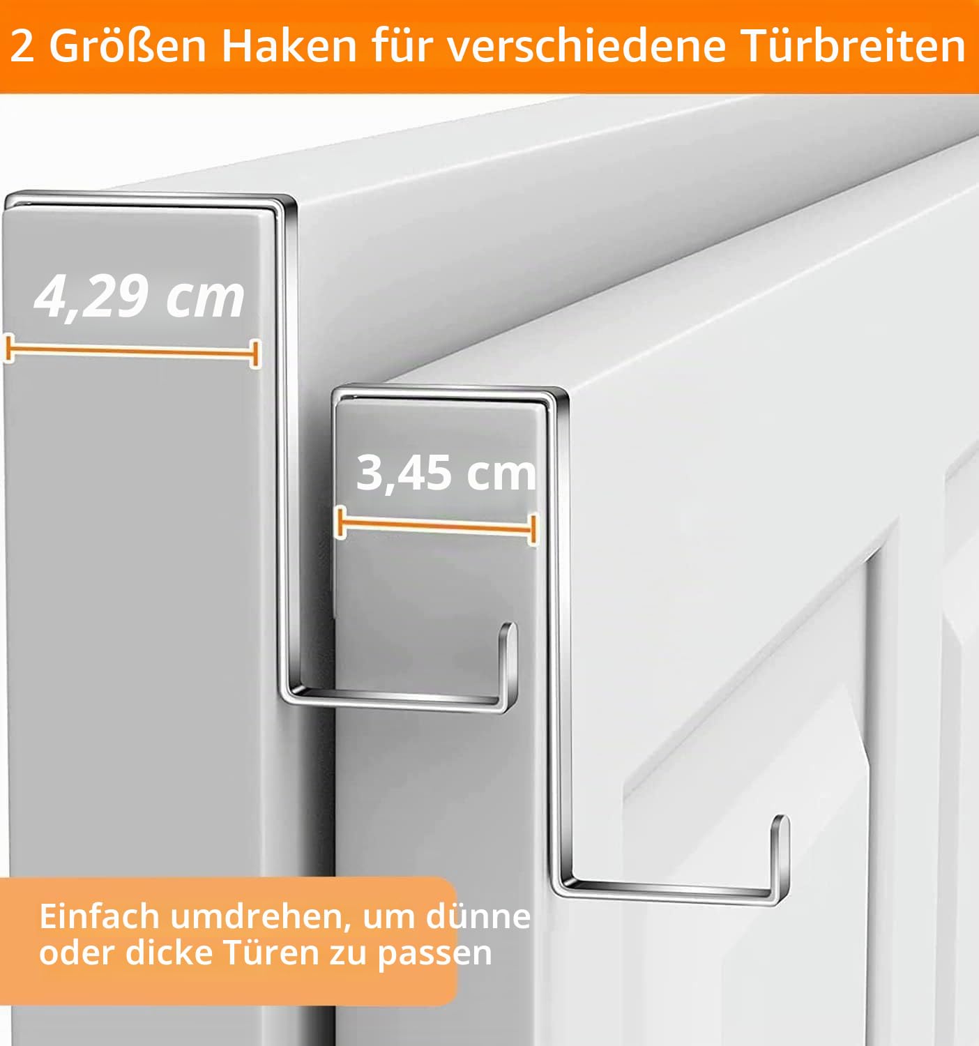 MISSLO Schuhorganizer Tür, Schuhaufbewahrung Hängend Regal mit 24 Großen Taschen Schuhhalter Platzsparend für Shrank, Camping mit 4 Haken (Weiß)