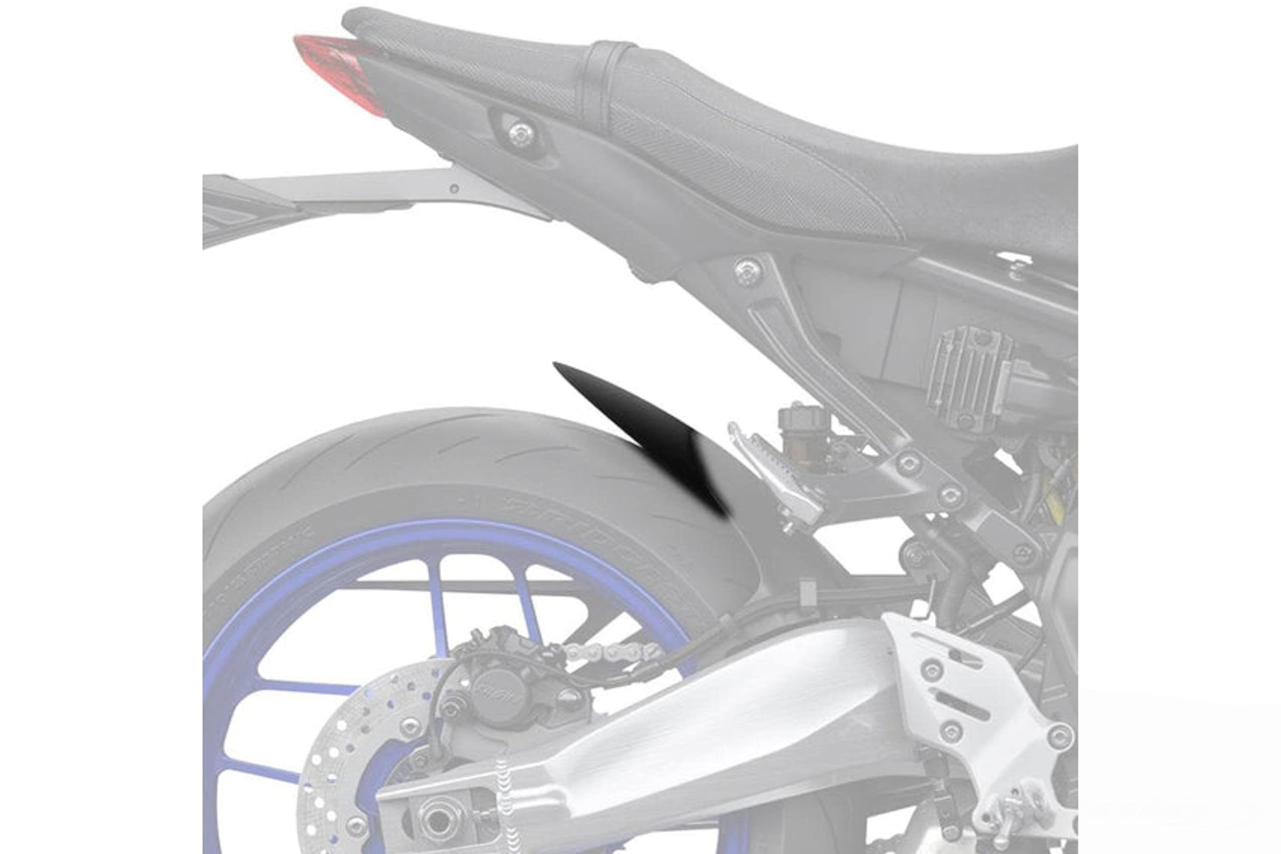 ヤマハMT-09系リアエクステンドフェンダー　新品 P&A International リアエクステンドフェンダー YAMAHA MT-09/SP