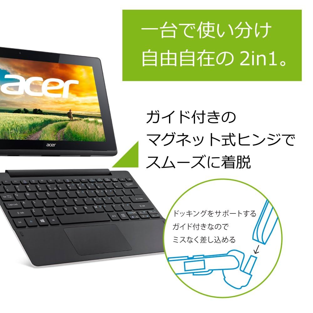 【ジャンク】Acer SW3-013 ムーンライトホワイト ジャンク】Acer SW3-013 ムーンライトホワイト
