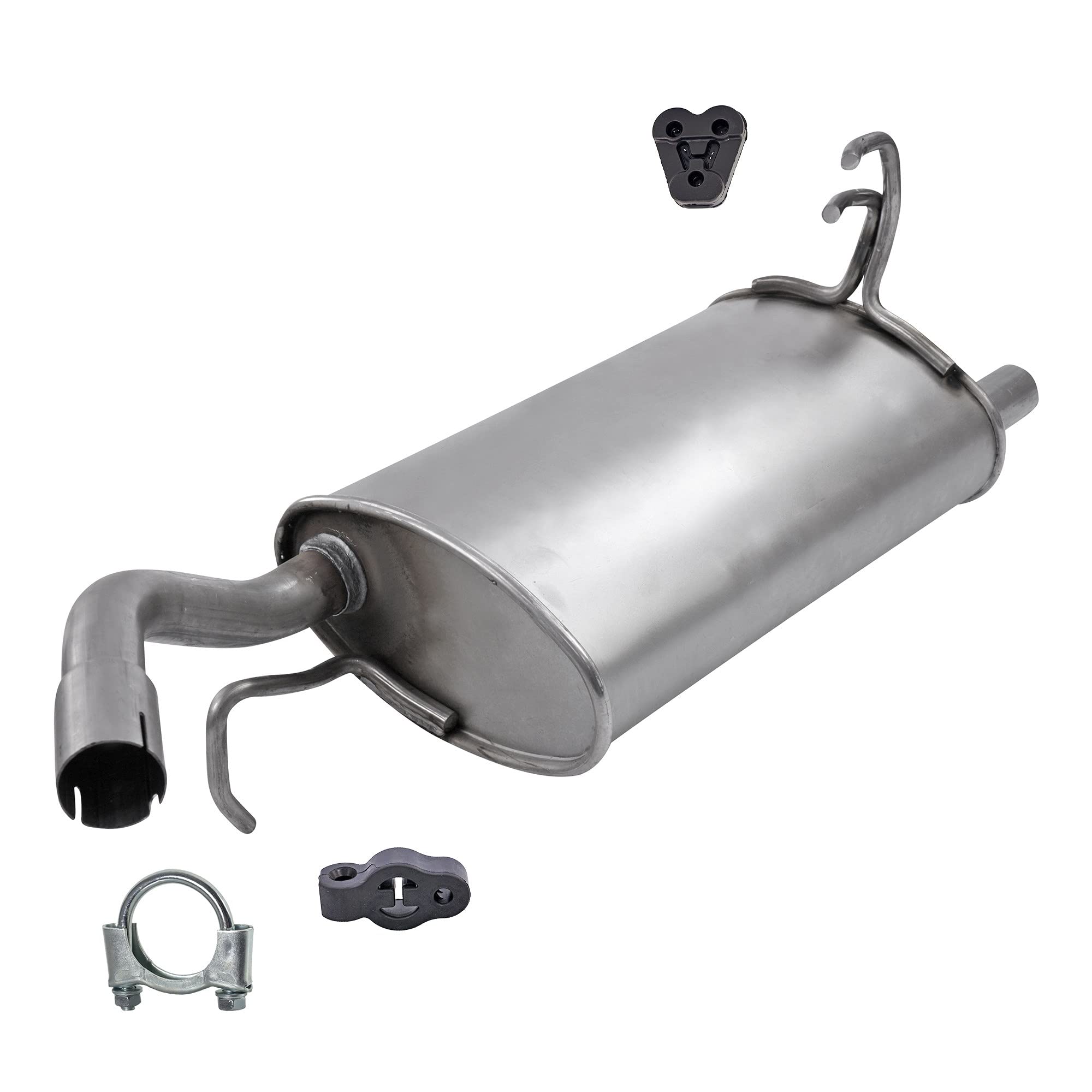 ATEC Germany Set di silenziatori 1x Silenziatore posteriore, con materiale di montaggio Compatibile con MITSUBISHI COLT VI (Z3_A, Z2_A)