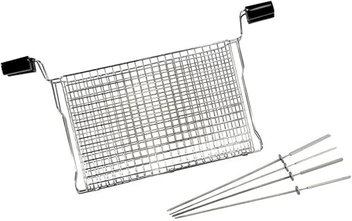 Miniatura 2 de Ronco Cesta multiusos Ready Grill con brochetas