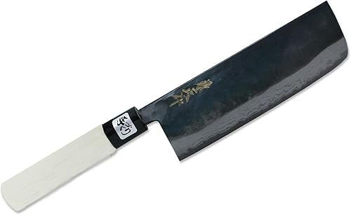 Kanetsune Nakiri 6.496 in"Kuro-Uchi-Suminagashi" acabado KC-439
