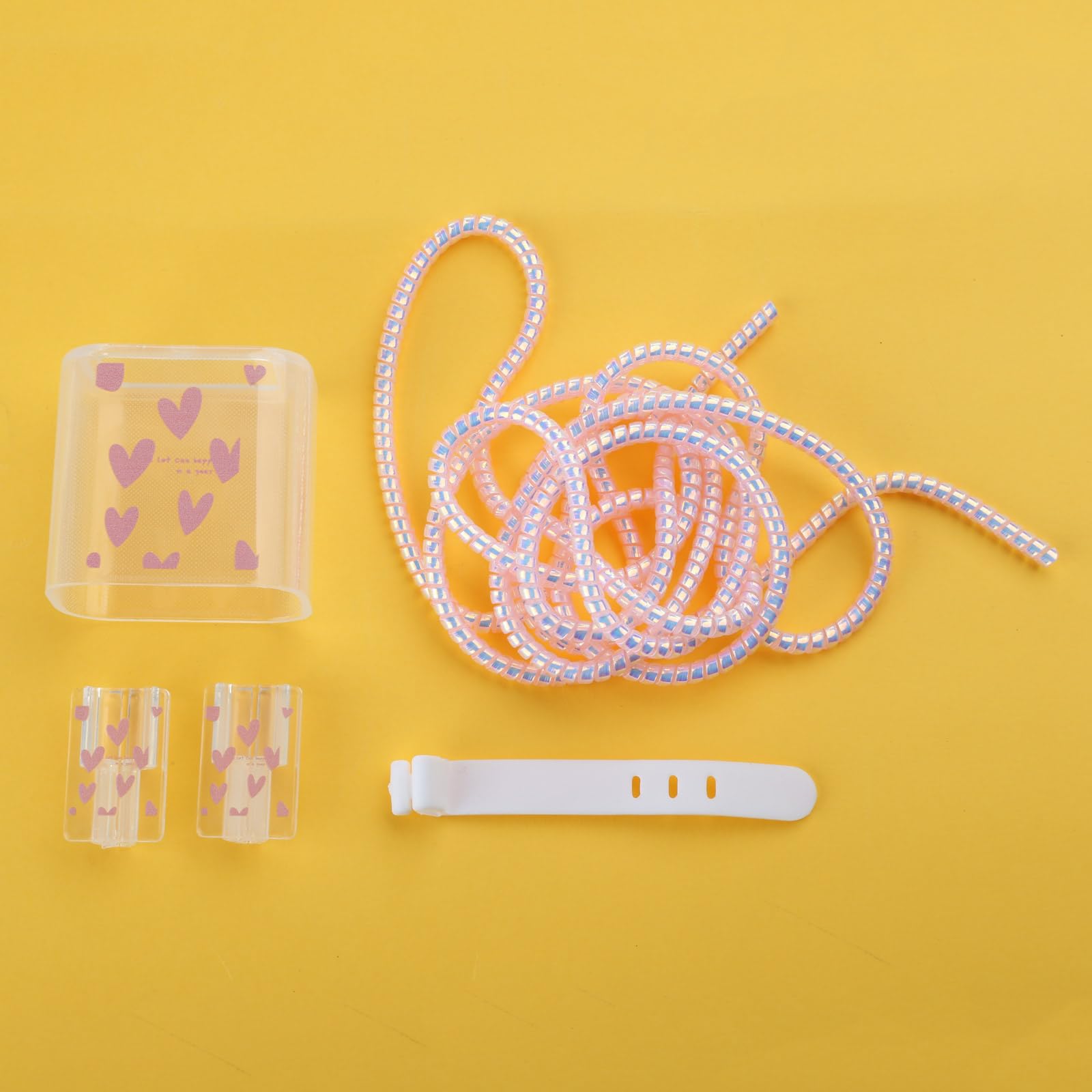 Spirale Protezione Cavi 24 Protezioni Cavo In Silicone Per Caricabatterie Anti Usura E Grovigli Per - Foto 9