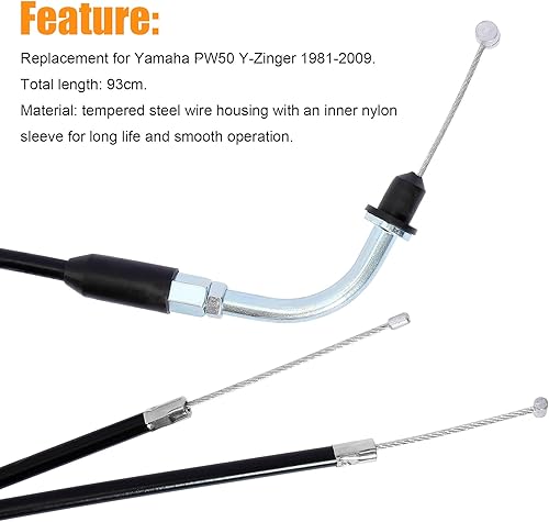 Miniatura 9 de Interruptor de arranque de carcasa del acelerador para manillar y palanca de freno izquierda derecha para Yamaha PW50 PY50 Peewee Y-Zinger