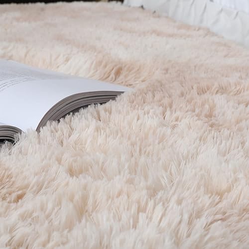 Miniatura 5 de OdentBlca Alfombra esponjosa para dormitorio, de 4 x 5, suave y mullida para dormitorio de niñas, alfombra mullida para habitación de niños,