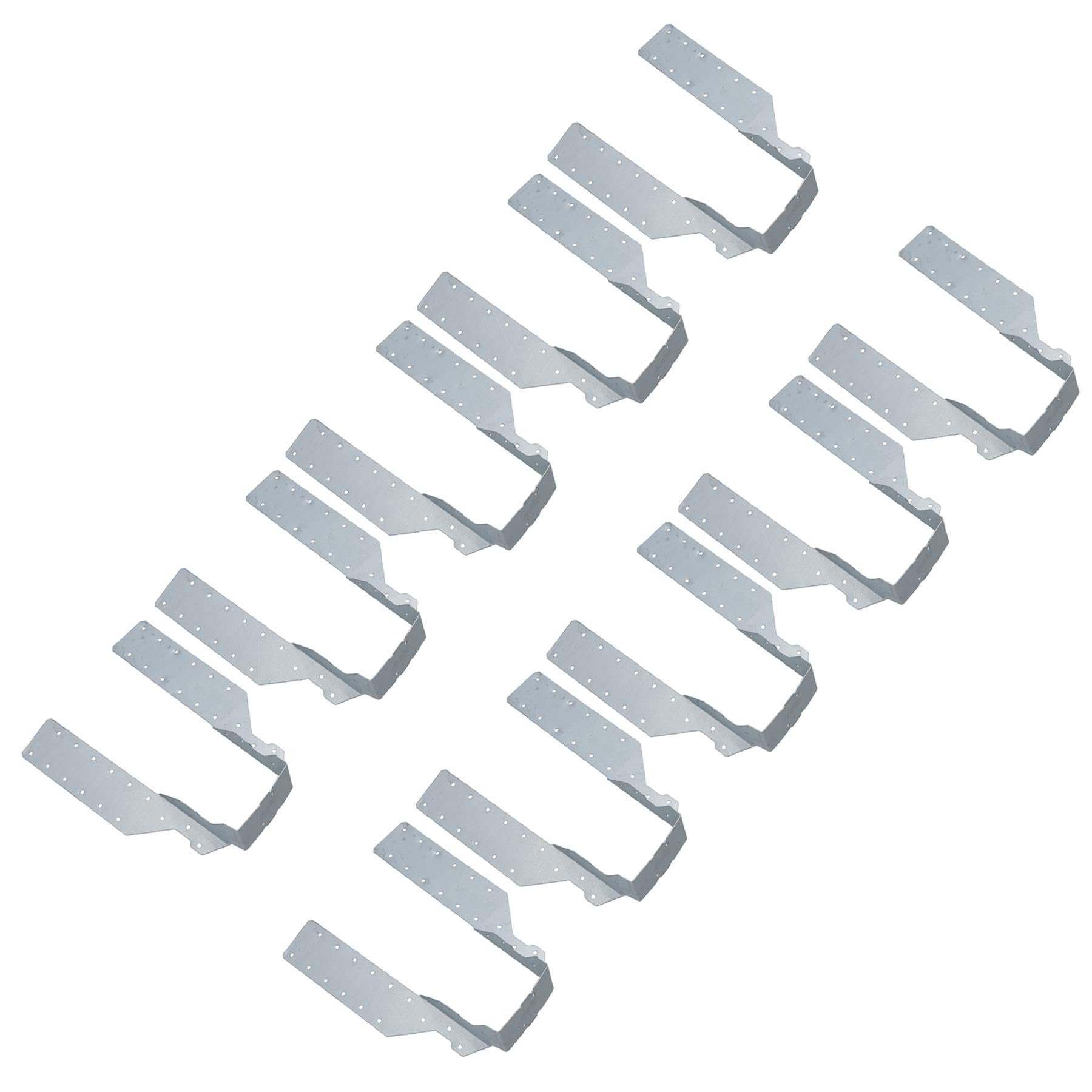 Light Duty Timber Wood Joist Hanger 75mm Galvanised Loft Beam Holder 10PK
