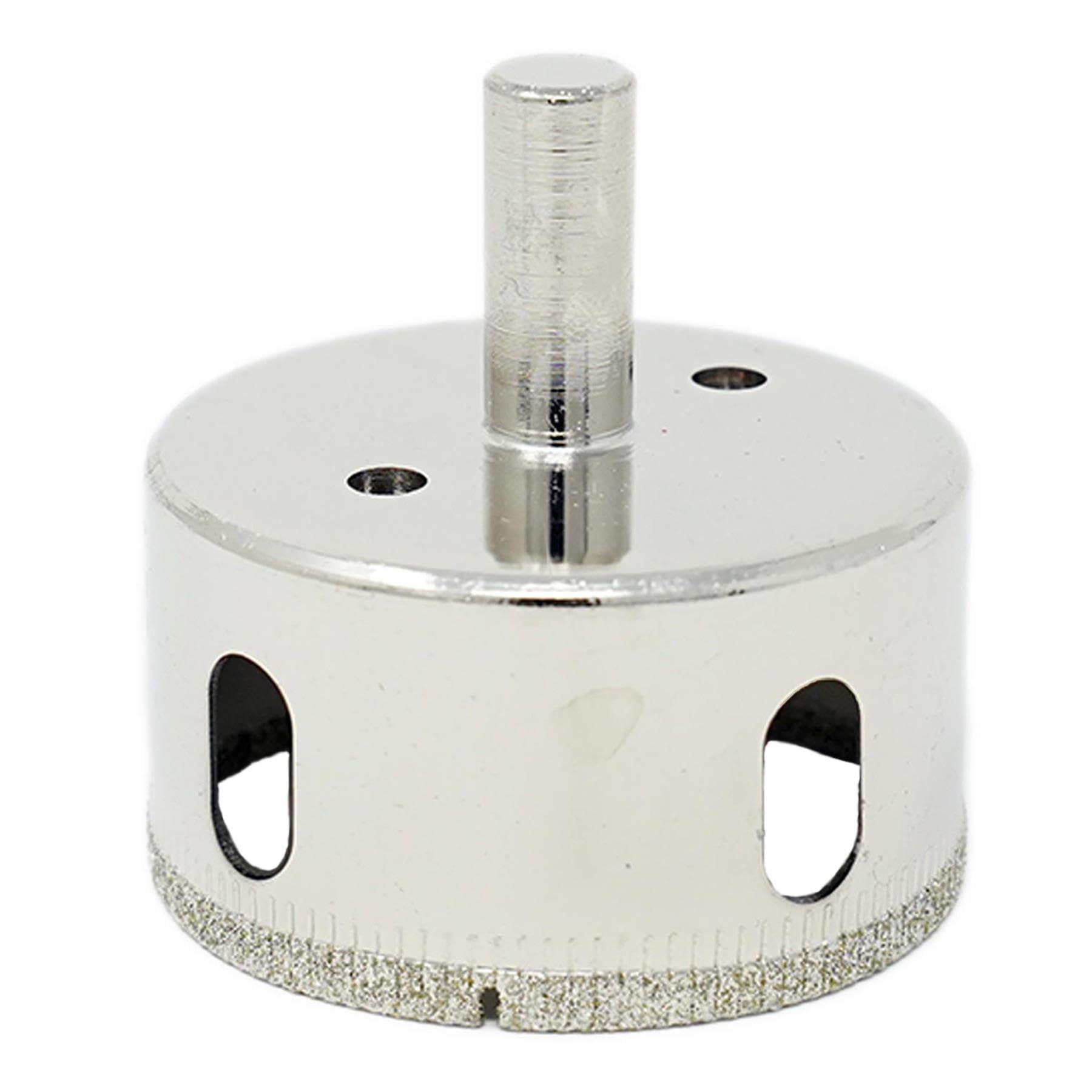 Dapetz Silver ® Diamond Drill Bit, Glass Hole Saw Core Drill Bit With Diamond Surface Coating, For Glass/Tile/Ceramic/Marble/Limestone/Fiberglass/Porcelain Cutting (55Mm)