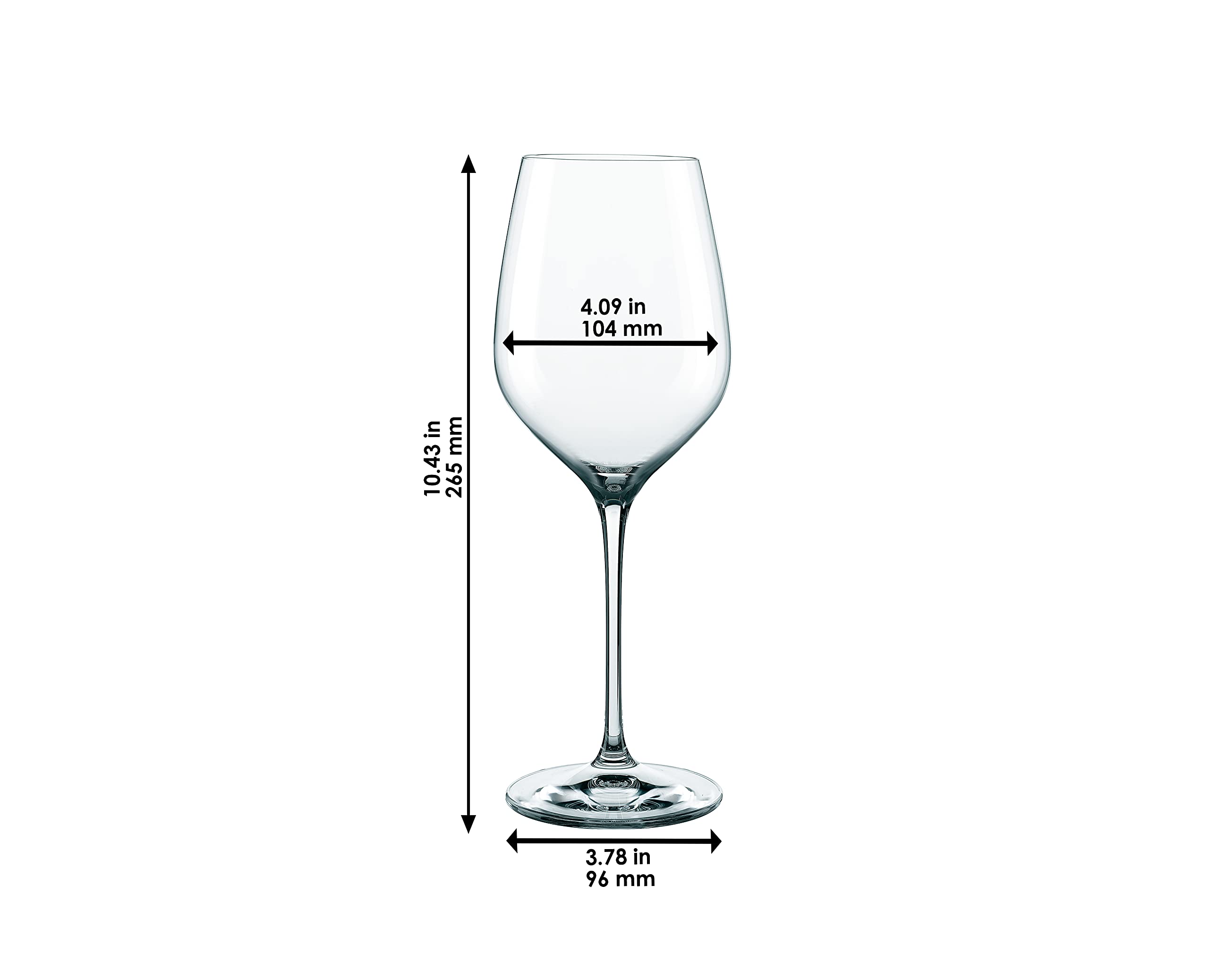 Spiegelau & Nachtmann Copa de Vino, 4 Unidad (Paquete de 1), 4 | Cristal