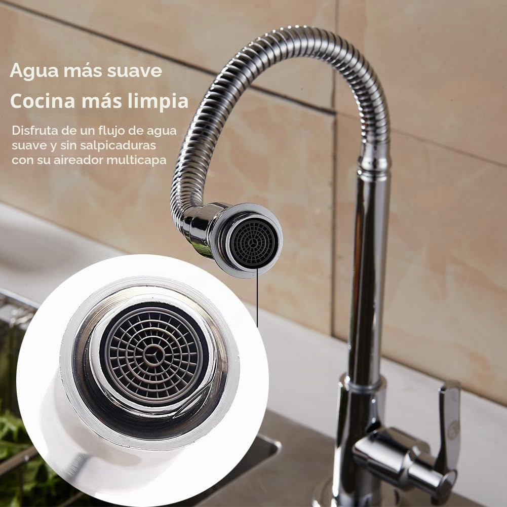 360 giratorio barra de la cocina baño grifo del fregadero individual Agua Fría cuello flexible de lavandería Sala de jardín al aire libre grifos solicitud TAP